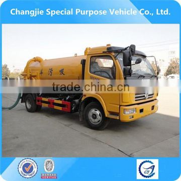 New design top sell high quality DFAC 6m3 sewer sucking truck