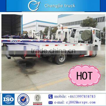 Karry 2 axles flatbad road wrecker tow truck for sale