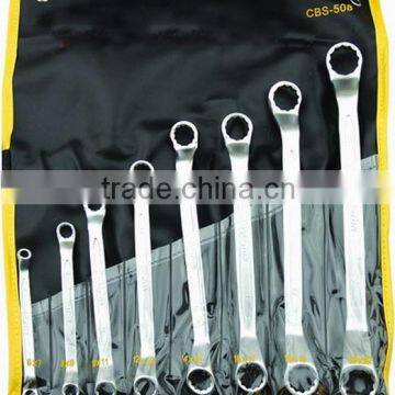 8pcs Double Offset Ring Spanner Set