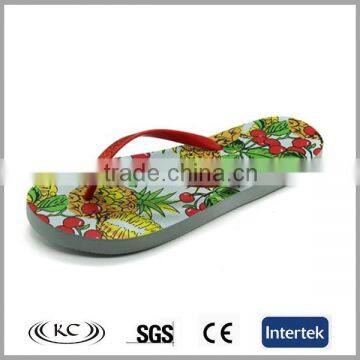 usa casual multicolor 2016 latest design ladies beach PE flip flop