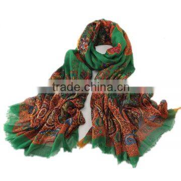 wholesale polyester infinity scarf new printing fashion scarf