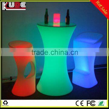 RGB Glowing LED Bar Furniture LED portable cocktail bar for outdoor