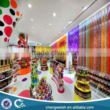 hot sale popular colorful candy display fixture