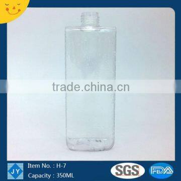 350ml new PETG plastic custom color bottles for shampoo body lotion natural hair pomade air freshener