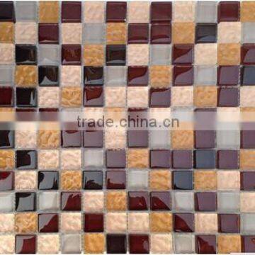 Electroplating Glass Mosaic Tiles Bathroom Wall Tile