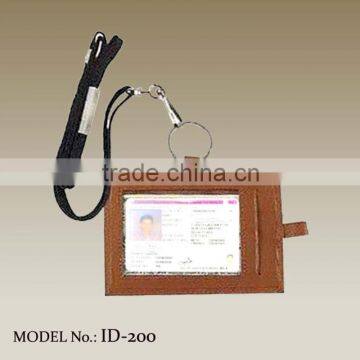 Neck ID card holder with string