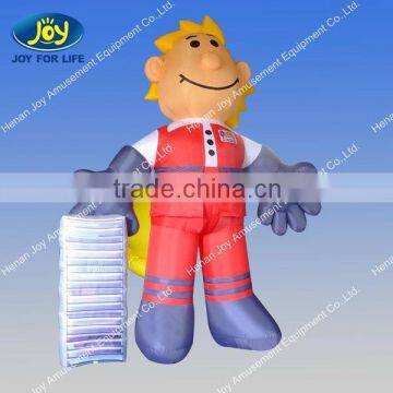 Advertising custom inflatable sports man/inflatable athlete model