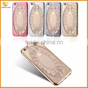 diamond electroplating tpu case for iphone 6 6s