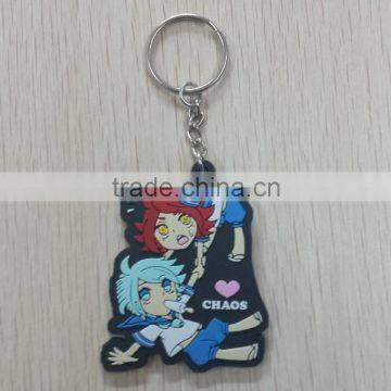 Kawaii Custom Sexy Girl Made 2D 3D Rubber Keychains photo-6
