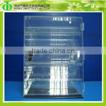 DDI-M0006 Wholesale Lockable Acrylic Mobile Display Cabinet