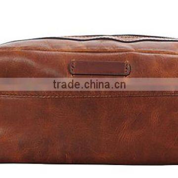 Leather Travel Toiletry Kit Bag Hotel photo-5