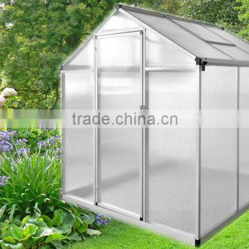 Premium manufactuer of Easy DIY 6*6 FT Aluminum Garden Greenhouse