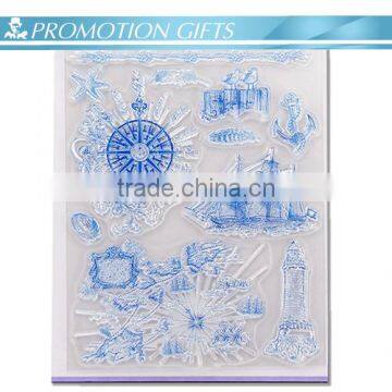 Zhejiang Cheapest Sea Series Carton Paid Rubber Stamp