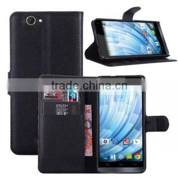 Wholesale High Quality PU Leather Phone Case For Wiko Getaway