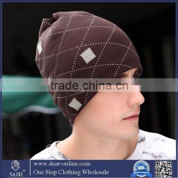 men's winter outdoor sports cap hat wool knitted hat