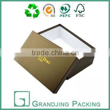 Luxury shoes paper box packaging with logo printing