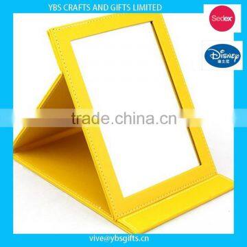 folding mirror faux leather folding mirror