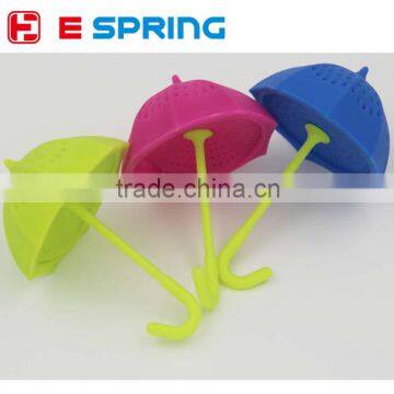 Cute Umbrella Shape Silicone Tea Infuser Coffee Strainers Filter Infusers Tea bag Party