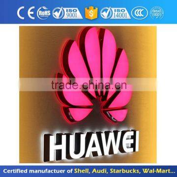 OEM 3d metal plastic acrylic letters with led lighted sign