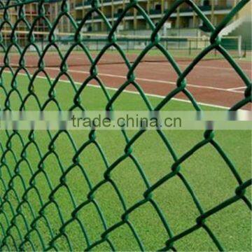 Galvanized chain link fence wire fencing/PVC coated diamond hole wire mesh