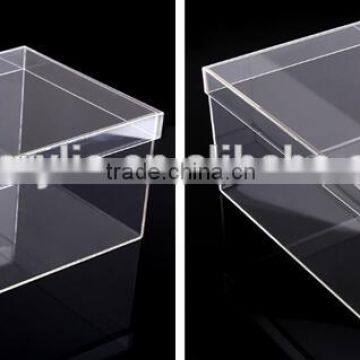 with lid clear acrylic shoe box display case