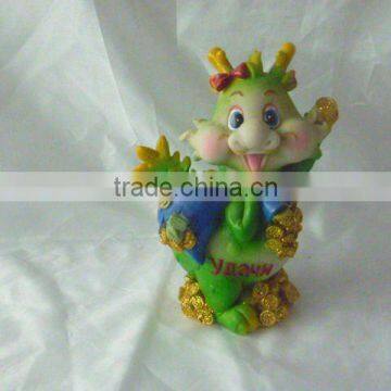 Resin animal figurine (dragon)