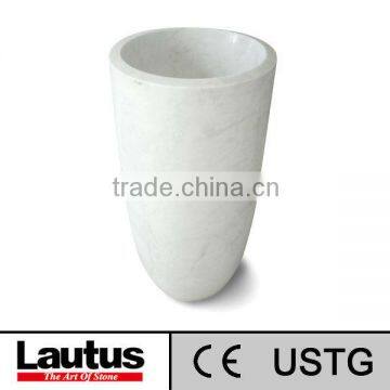 White marble Stand Basin