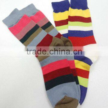 Colorful Stripe Cotton Men Socks