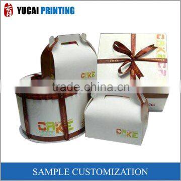 Chocolate cake paper box for packing