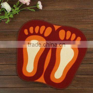 Cartoon Big Feet Print Rugs Pets Feeding Mat Dust Preventing Rugs photo-2