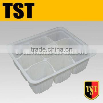 Small plastic seed tray with 9 round holes