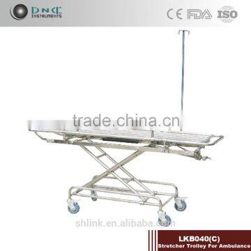 Hospital LKB040C Stretcher Trolley For Ambulance