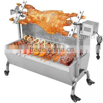 60kg 89cm Commercial Stainless Steel Charcoal Barbeque Hog Roaster Machine