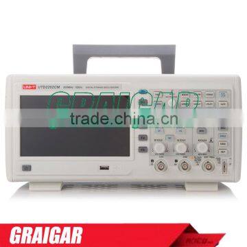 Handheld Digital Storage Oscilloscopes UTD2202CM 200MHz 1GS/s 16 Mpts Memory Depth USB Device, USB Host, Pass/Fail Interface