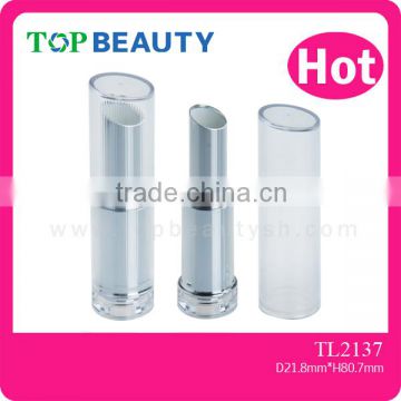 TL2137 Clear Plastic Custom Lipstick Tube Packaging Design