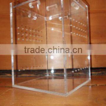 The Clean Acrylic Reptile Terrarium Display Cases Breeding Cage for Pet and Small Animals photo-4