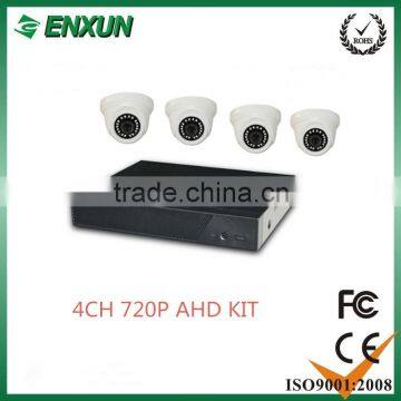 Enxun new promotion ahd camera office security kit 4 ch dvr kit standalone camera