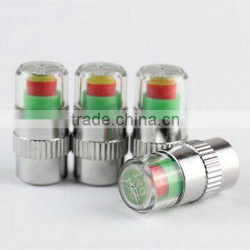 4pcs/pack Car Tyre Tire Pressure Monitor Indicator Valve Stem Cap Sensor 3 Color Eye Alert photo-4