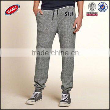 autumn comfortable sweat pants men with custom embroider logo