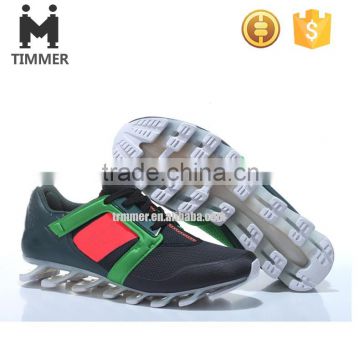 2016 New hottest design action sports green handy running shoes China