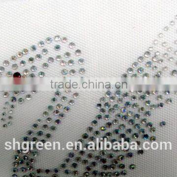 Rhinestone hot fix motif for clothes