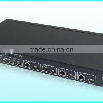 High Quality 4by4 HDMI Matrix With Simultaneous CAT and HDMI Outputs photo-3