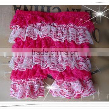 Baby Clothes Kids Ruffle Shorts Lace Shorts Wholesale Baby Shorts Infant Toddler Clothes Pants Baby Lace Short Pants Hot Pink photo-5