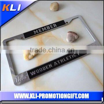 zinc license plate frame