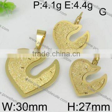 Hot Styles Stainless Steel Gold Filled Jewelry Set From China