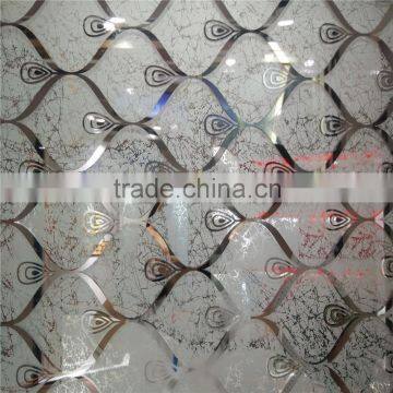 high quality frosted acid ethched glass for interior decorative