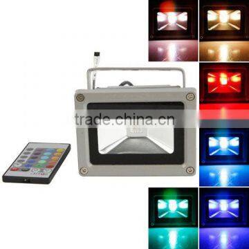 Bridgelux chip outdoor IP65 10w led rgb flood light