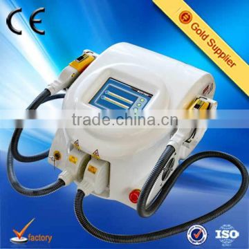 2 in 1 portable salon use 2016 new laser hair tag shr elight with CE