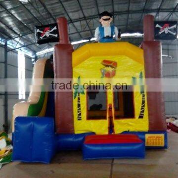 Inflatable pirate bounce castle