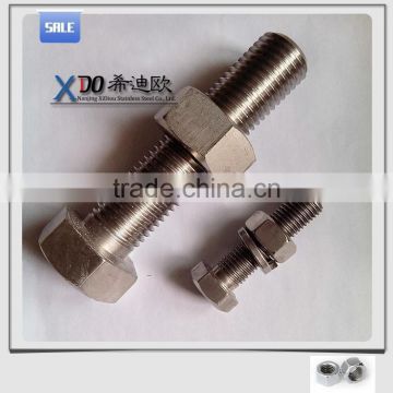 Super Austenite 904L stainless steel fastener bolt UNS N08904, nut EN 1.4539